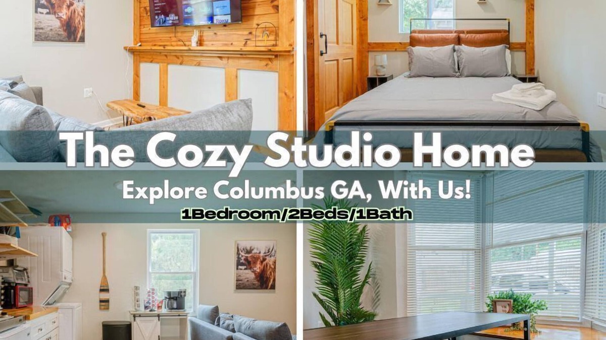 Columbus House | Cozy Studio Home Fully Equipped