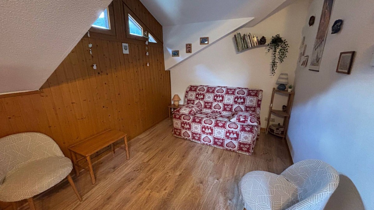 Abondance Apartment | Cozy Studio with Balcony in Village Center - Ski Locker & Parking Included