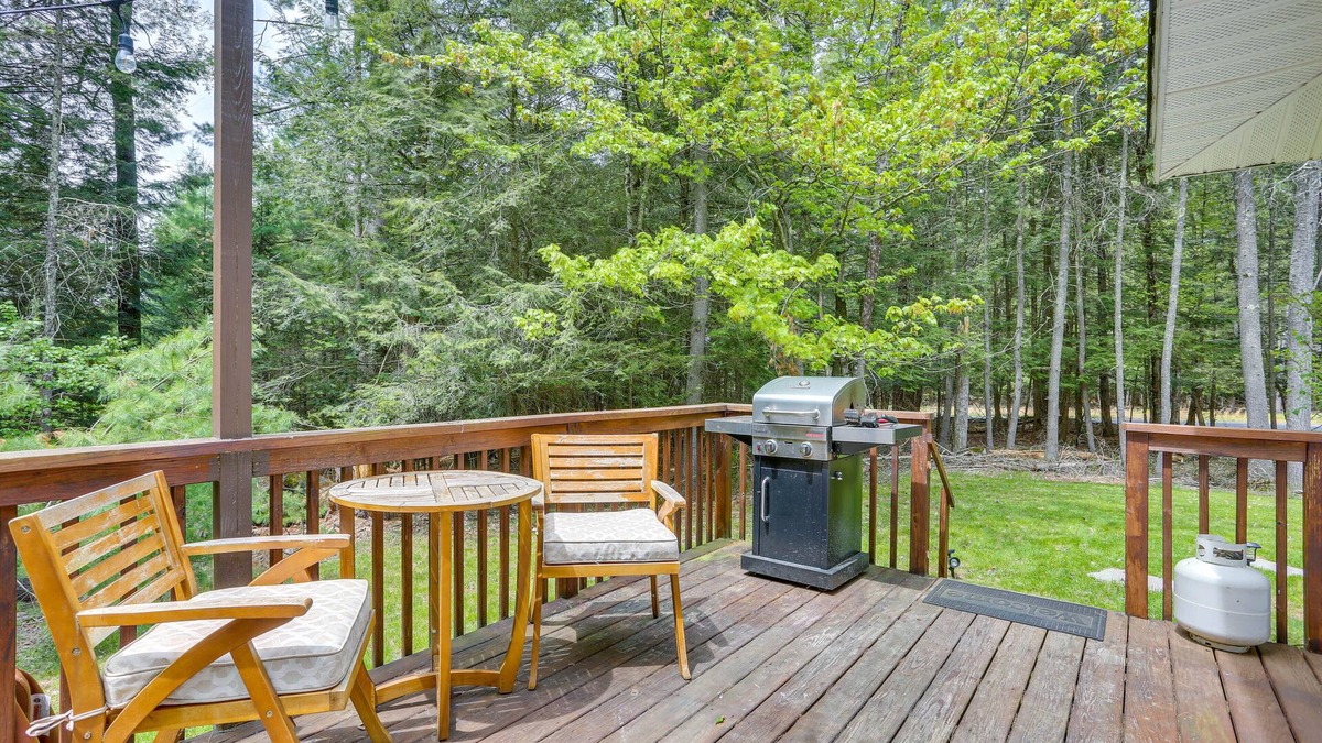 Swan Lake House | Cozy Swan Lake Apt w/Grill + Private Yard