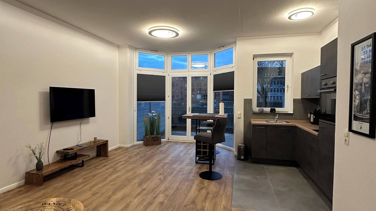 Alte Neustadt Apartment | Cozy terrace apartment with a view of the Kleine Weser; 350 m to the city center