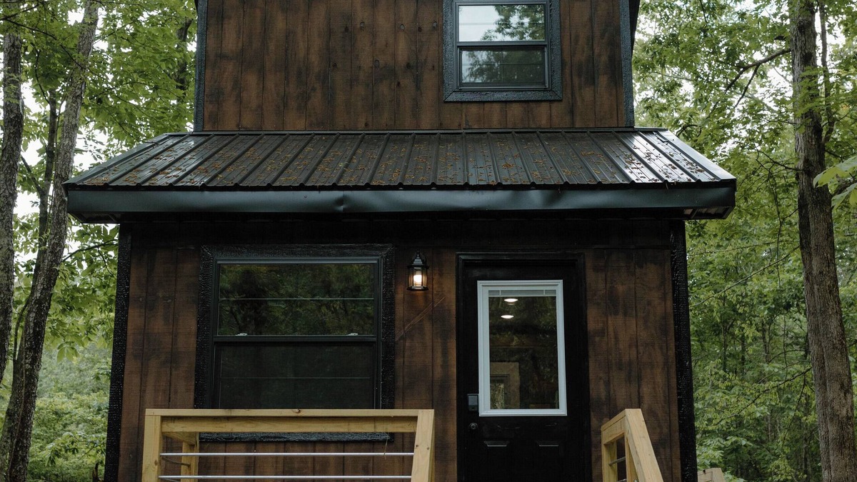 Lawrence County Cabin | Cozy Tiny Home in the woods of Middle Tennessee with AC and high speed internet