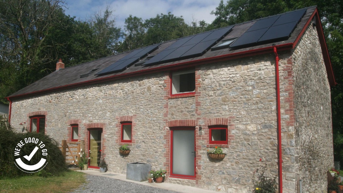 Llansadwrn House | Creatively converted barn in rural hideaway in easy reach of the M4/A40