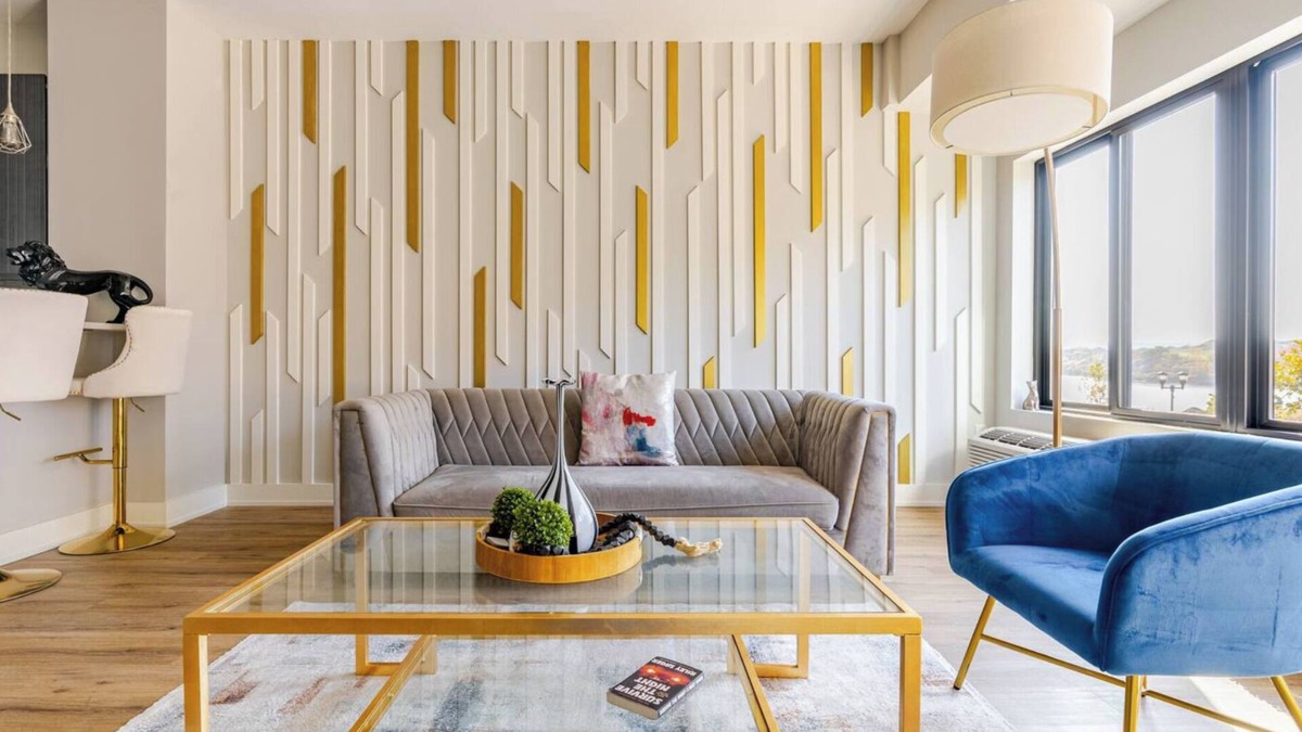 Bayonne Apartment | Creator's Den - 10 Mins NYC/EWR @ The Helix Luxury Apartments
