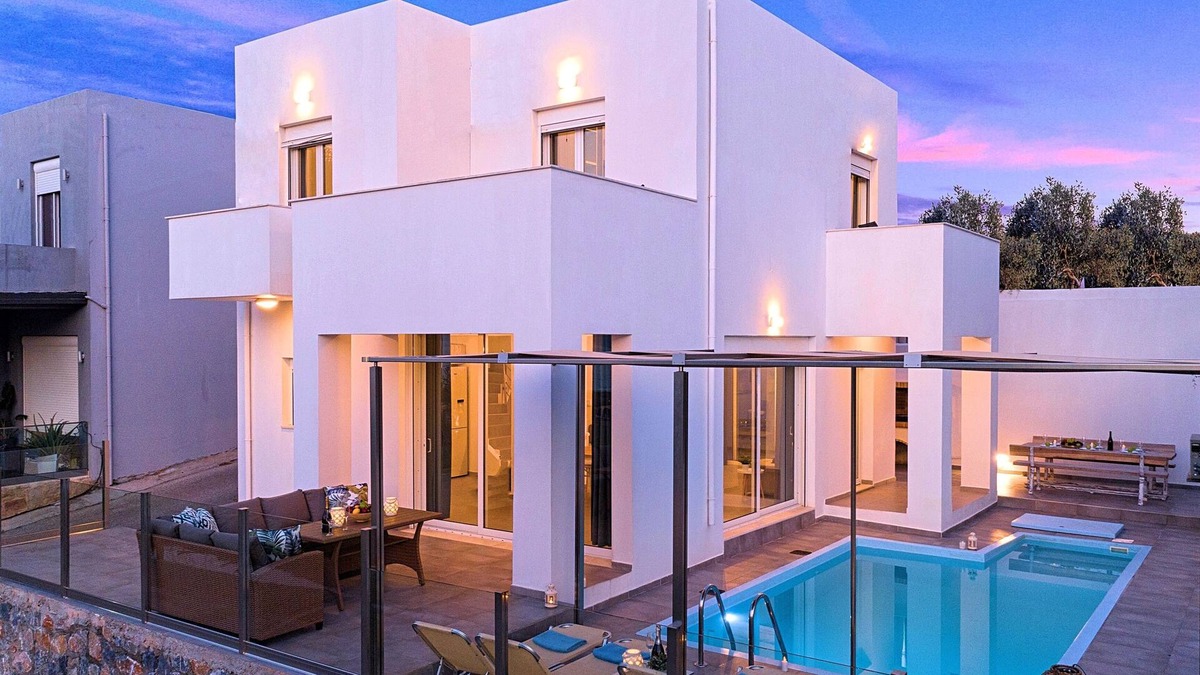 Dramia Villa | Cretan Sunset Villa | Heated Pool