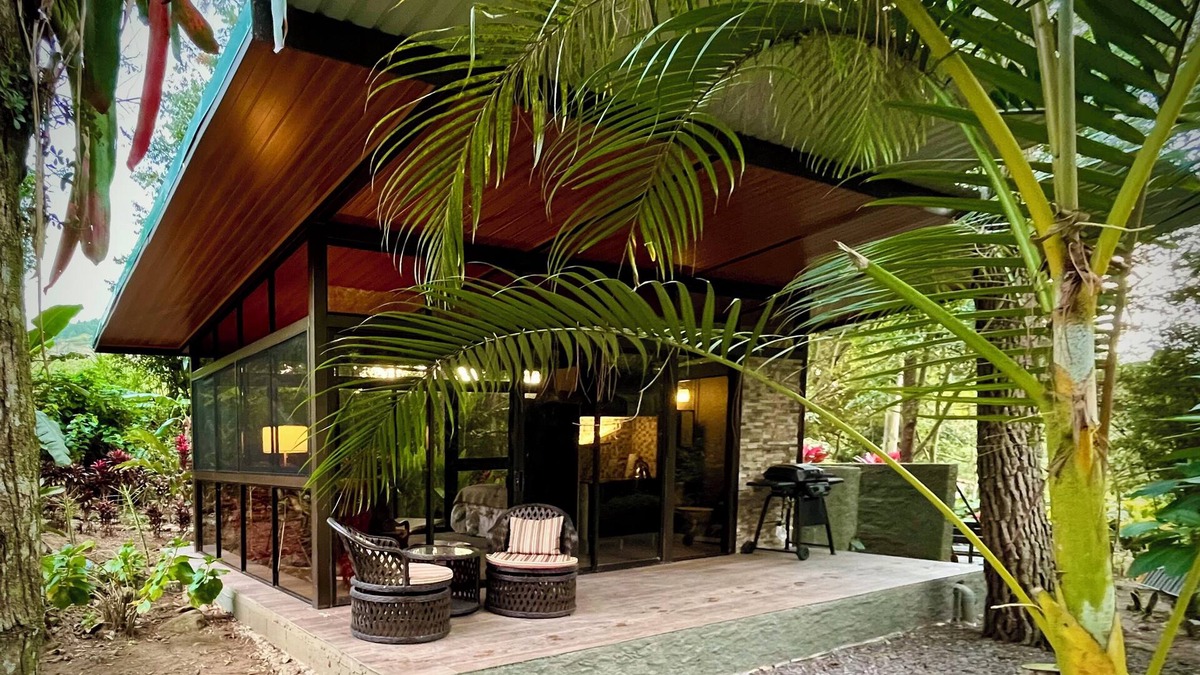 Pacuare Reserve Apartment | Crystal Slow-Cabin secluded in the Rainforest along a mountain stream
