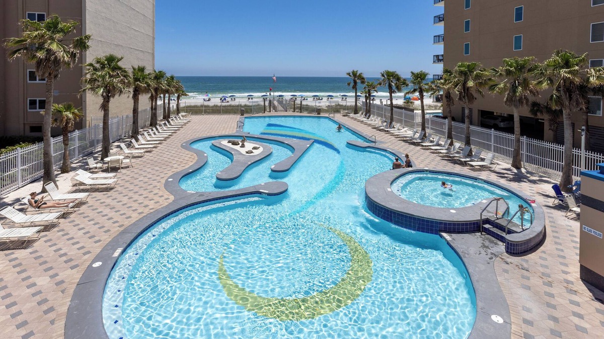 Gulf Shores Condo | Crystal Tower 806- 5Star View! 3 Pools, Lazy River, Hot Tubs, Spring Special!