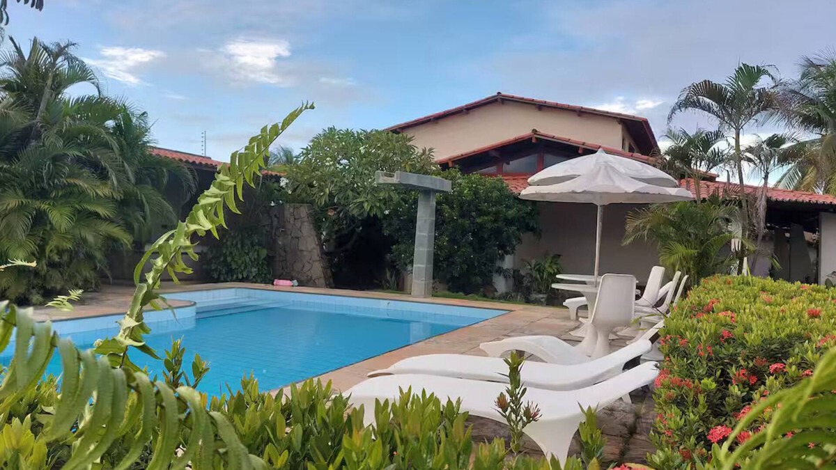Colonia de Pescadores House | Cumbuco - Beach house with pool and deck Ceará