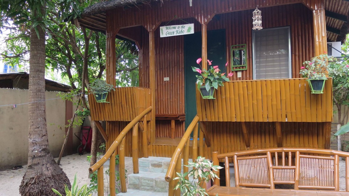 Roxas Cottage | Cute, cool Green Kubo near the beach