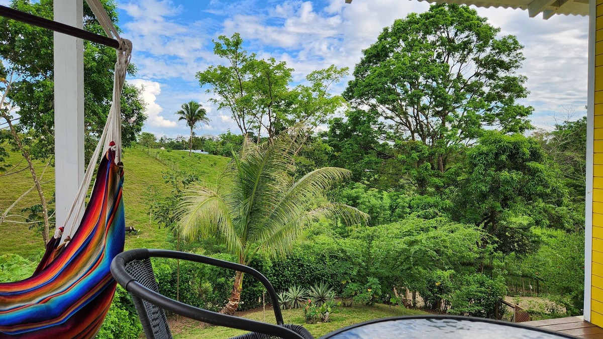 Rio Dulce Cabin | Cute & Cozy Caribbean Cabin on a farm.