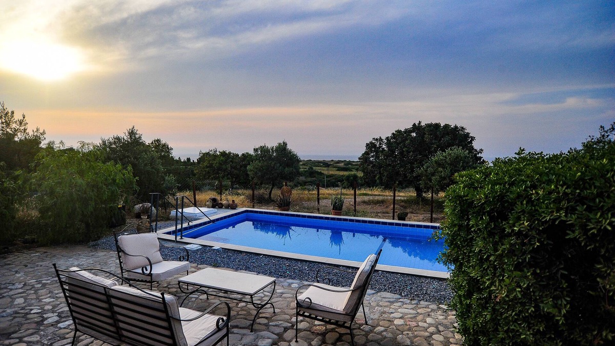 Kucukerenkoy Cabin | Cyprus Cabin Eco Retreat with Private Swimming Pool with uninterrupted sea views