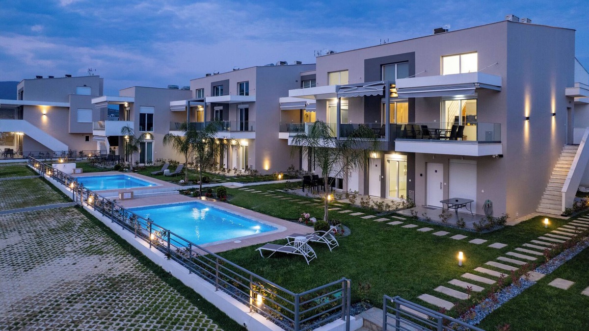 Ofrinion Villa | Danai & Palm Residential Complex-Two-Bedroom Loft with Pool Access