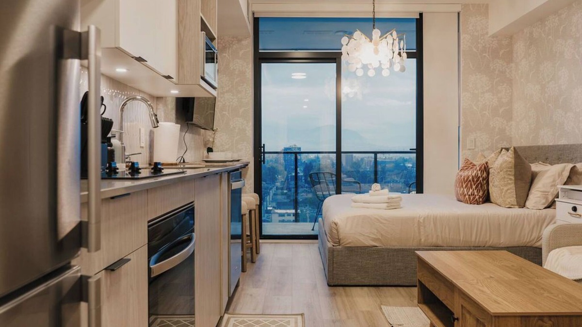 Downtown Kelowna Apartment | Dandelion Studio | Pet-Friendly Stays