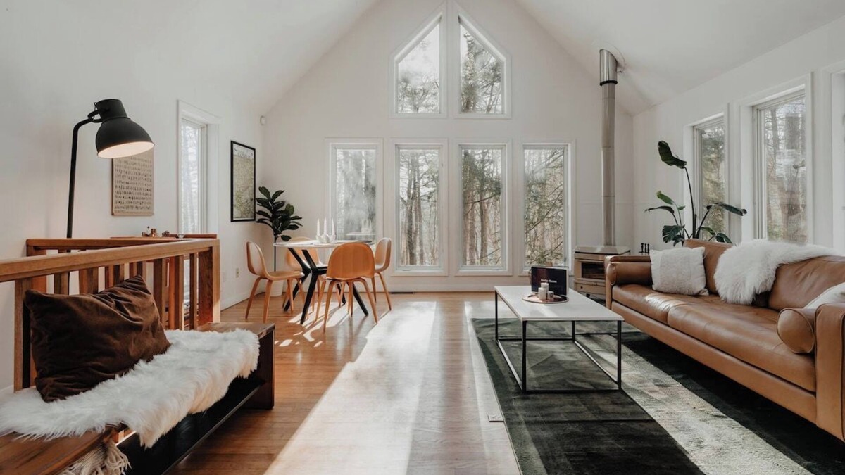 Pond Eddy House | Darby Cabin: Dreamy Cabin w/Sauna, 2 Hrs From NYC!