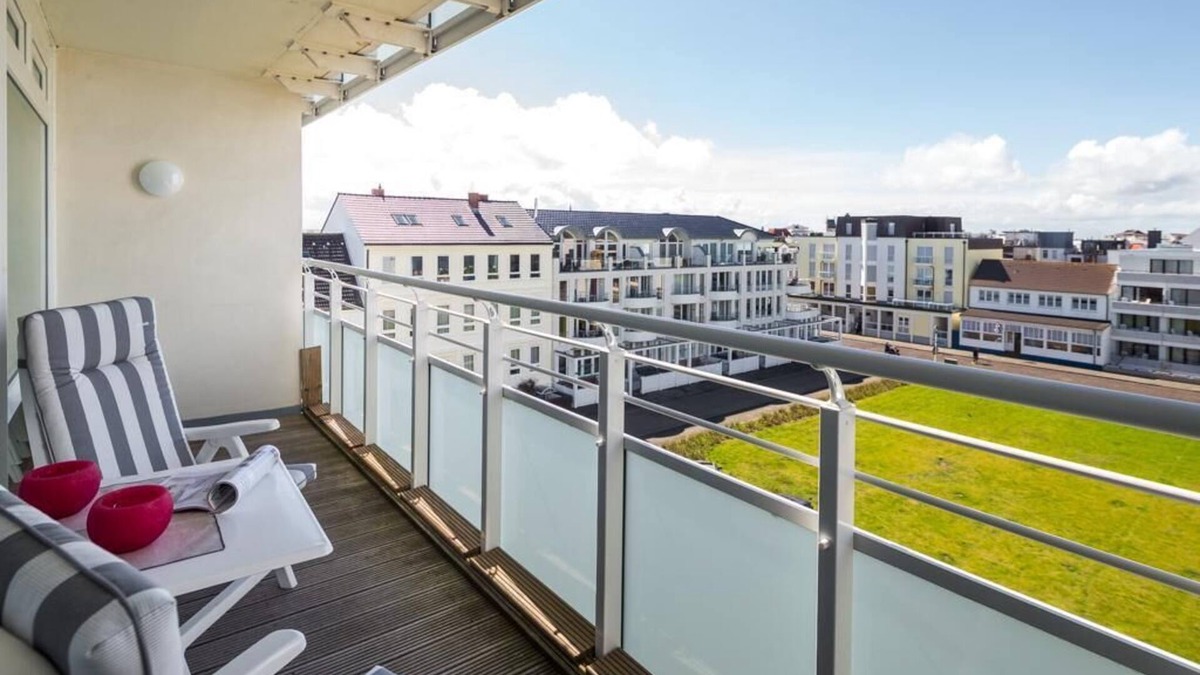Norderney Apartment | Das Haus Nordseeblick auf Norderney Liegt in Erster Reihe zum Meer, Direkt an de