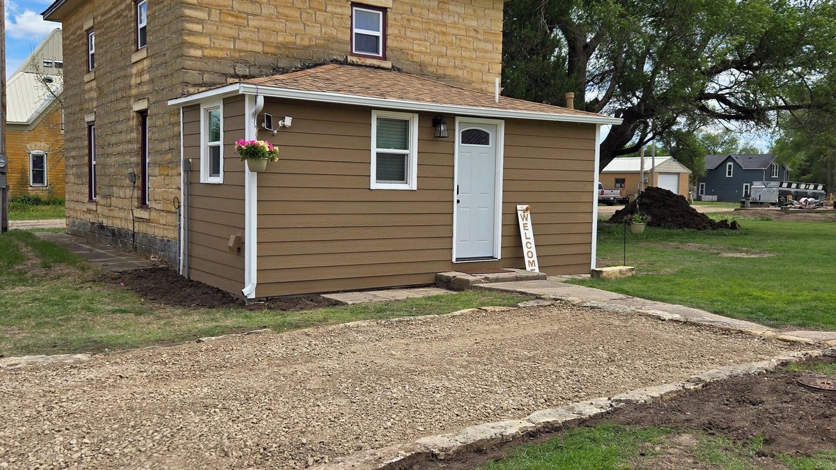 Pfeifer House | Das Stein Haus! Charming 2-bedroom limestone house in Liebenthal, Kansas.