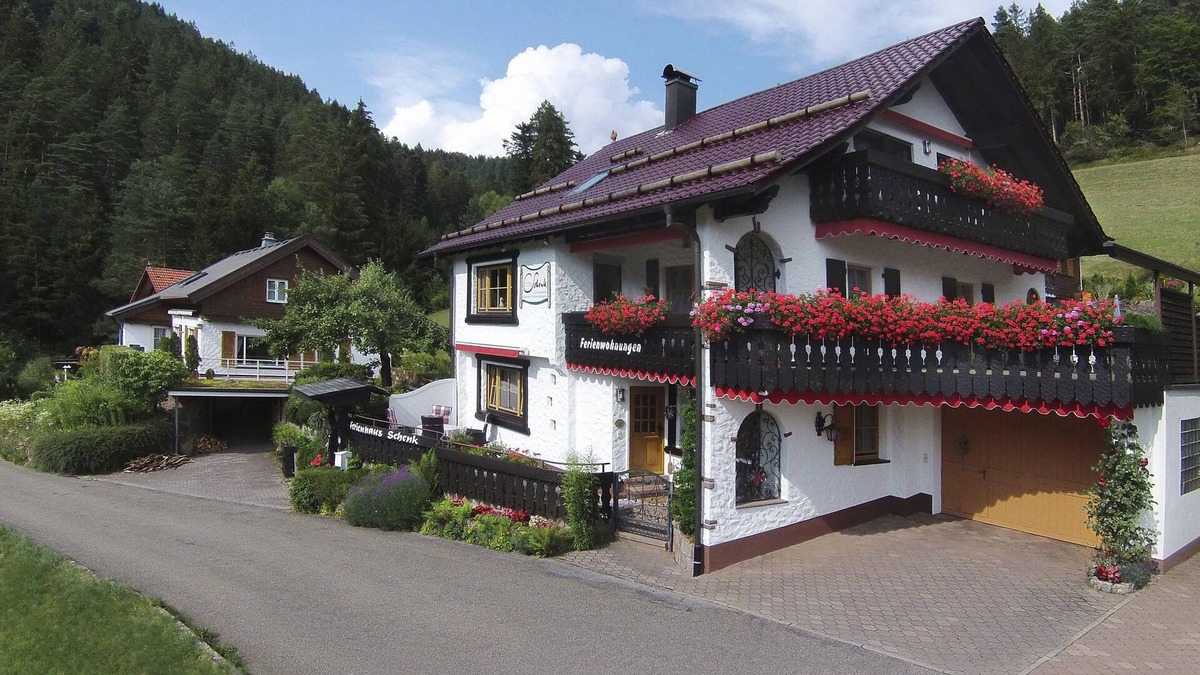 Baiersbronn Apartment | Vacation home Schenk feel-good apartment - WEISSENBACH-quiet south-facing location by the forest