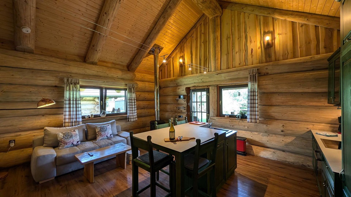 Gross Nemerow Cabin | Log Cabins Naturstammhaus Ostsee 14 - Feriendorf Tollensesee