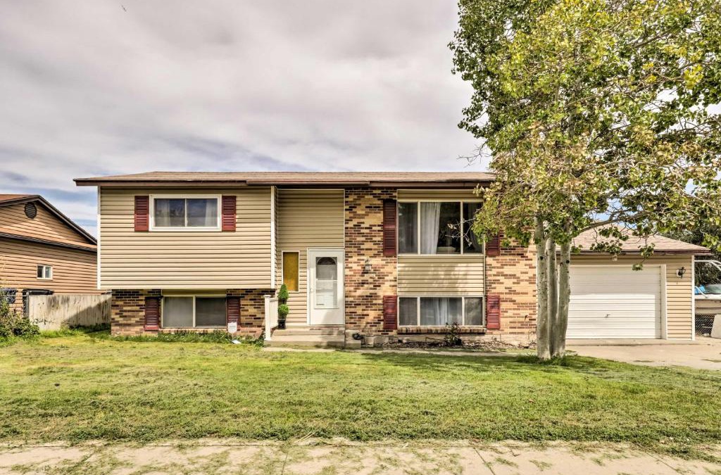 Magna Apartment | Deck and Yard Pet-Friendly Apartment in Magna!