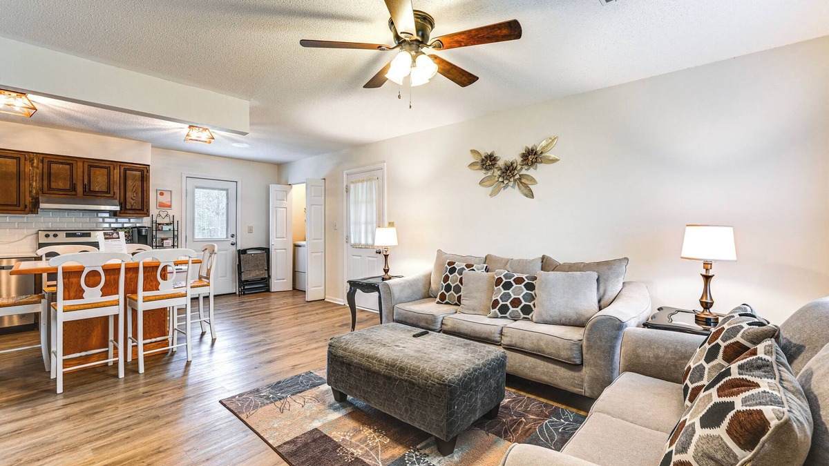 Winterville House | Deck & Fenced Yard: Family Home in Winterville