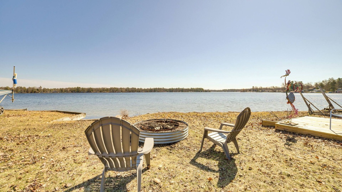 Long Lake Cottage | Deck & Scenic Views: Lakefront Cottage in Hale!