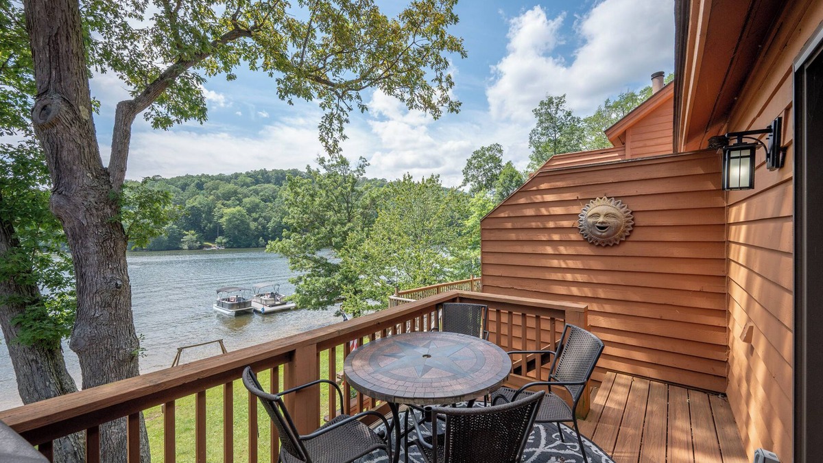 McHenry House | Deep Creek Fun w/Hot Tub, Dock & Fireplace