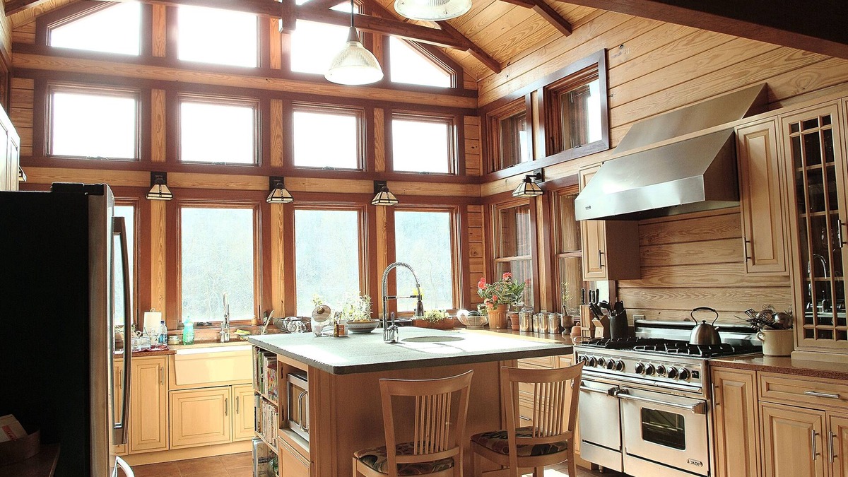 Damascus House | Delaware River Valley Waterfront Timberframe private mile shoreline on 154 acres