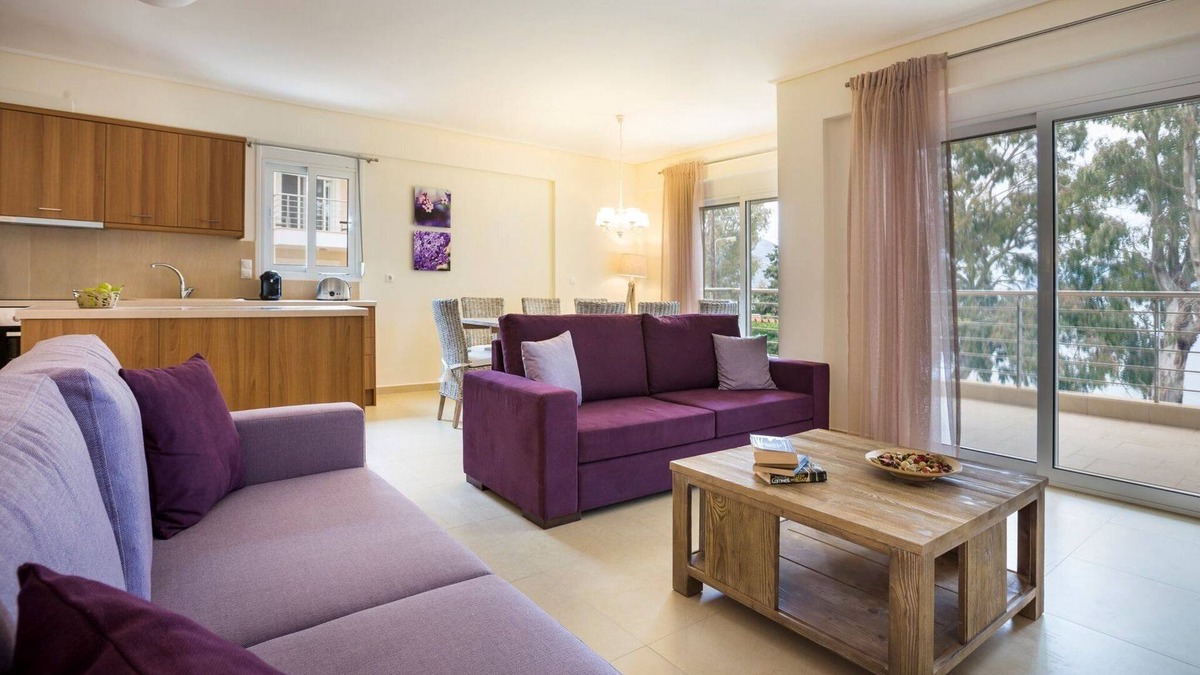 Karavomylos Villa | Deluxe Kefalonia Apartment | Apartment Lotos | 3 Bedroom | Sea View |.