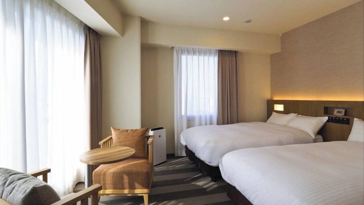 Kannai Hotel | Deluxe Room 2 Single Beds Hotel @Yokohama