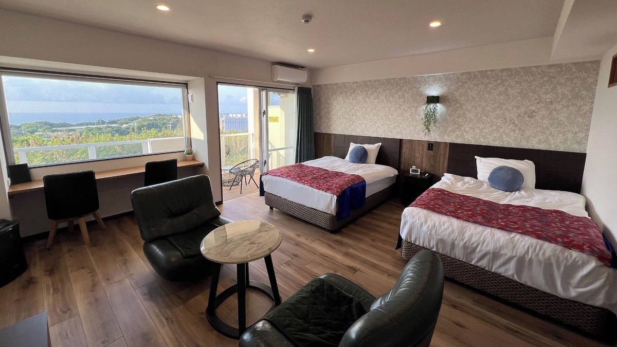 Okinawa Hotel | Deluxe Twin | Ryukyu Retreat Deluxe Twin Room R/Nanjo Okinawa