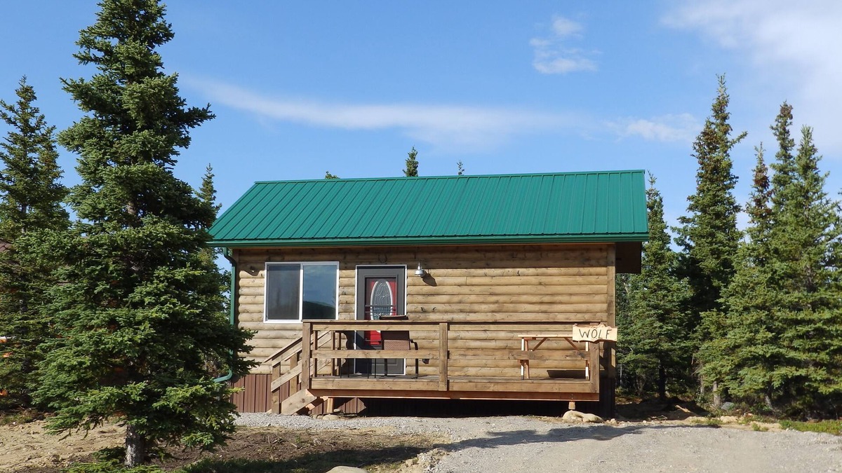 Healy Cabin | Denali Wildlife Wolf Cabin Luxury with a touch of Rustic.