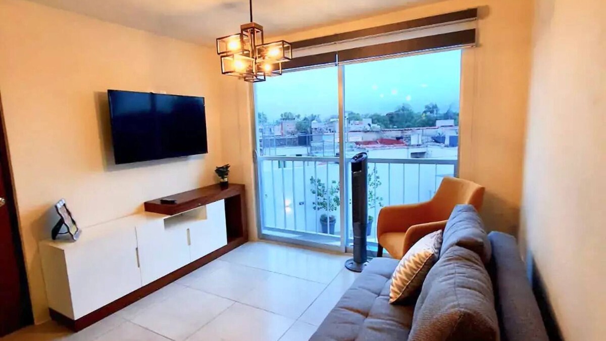 San Juan de Dios Apartment | Depa nuevo y céntrico en Gdl con ambiente familiar