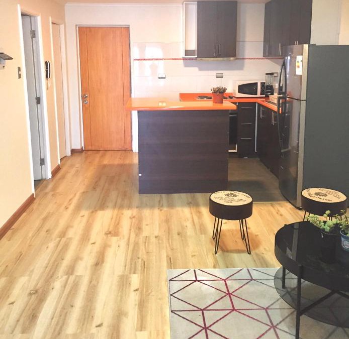 Tome Apartment | Departamento completo 43 mts2 (2 habs + 1 futón) - Centro Tomé - 5 personas max - Edificio Don Francisco