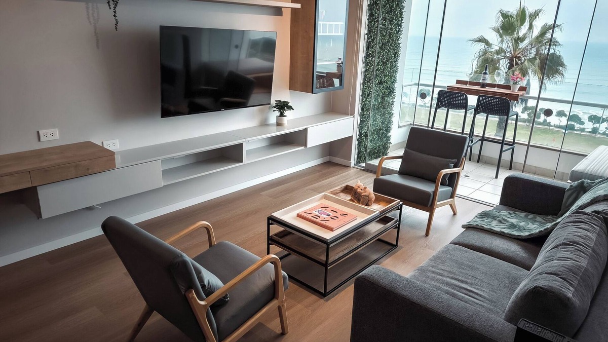Santa Cruz Apartment | Departamento Elegante y Espacioso con Vista al Mar, Ideal Para Estadías Largas