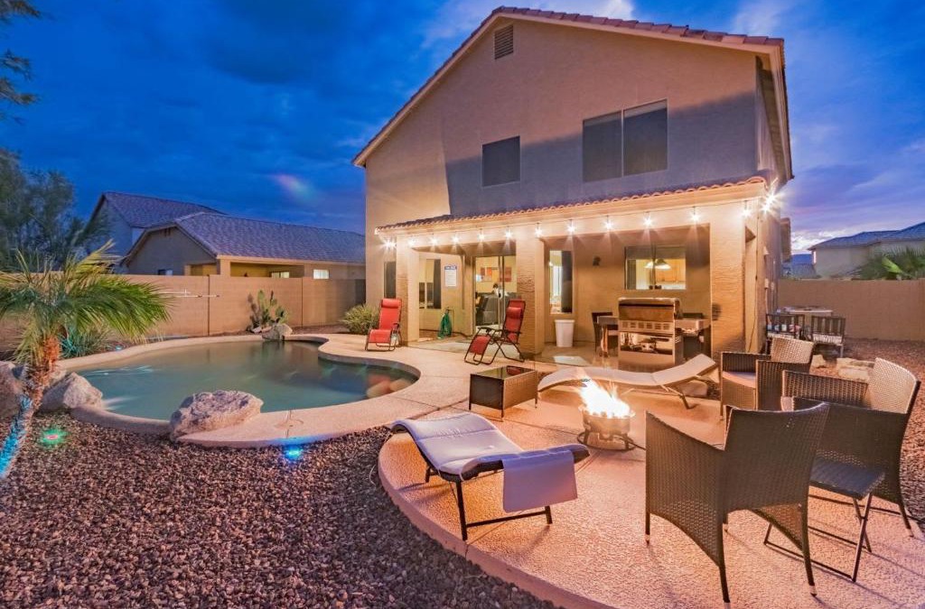 Tamaron Villa | Desert Oasis Amazing Pool Waterfall Firepit Office