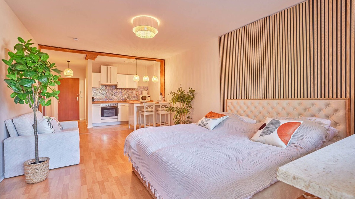 Neu-Isenburg Apartment | Design Studio nahe Frankfurt Bahnhof & Flughafen