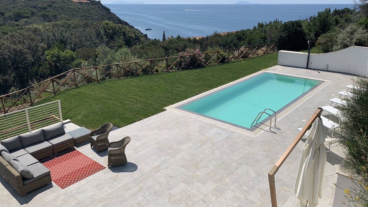 Punta Ala Villa | Design villa facing the sea, private pool, a/c, wifi, garden, parking