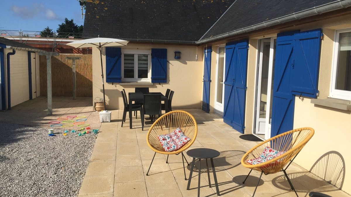 Barneville-Carteret House | Detached house 500 m. from beach, riding school, playground