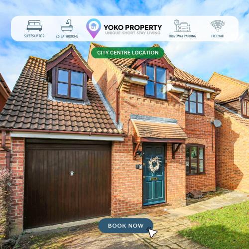 Milton Keynes House | Detached House - Prime Location - Free Parking, Fast Wifi and Smart TVs with Sky TV and Netflix by Yoko Property