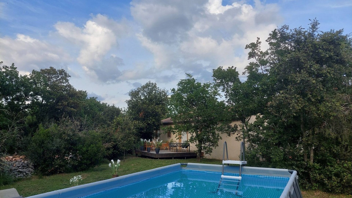 Labastide-de-Virac House | Detached villa, Swimming pool, Spa, Garden furniture. Near Vallon Pont d'Arc.
