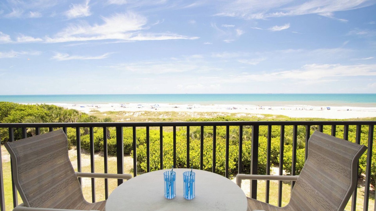 Port Canaveral Condo | Direct Oceanfront Bliss Condo W/Heated Pool, Hot Tub, BBQ Grill, Tennis & Basketball Courts!
