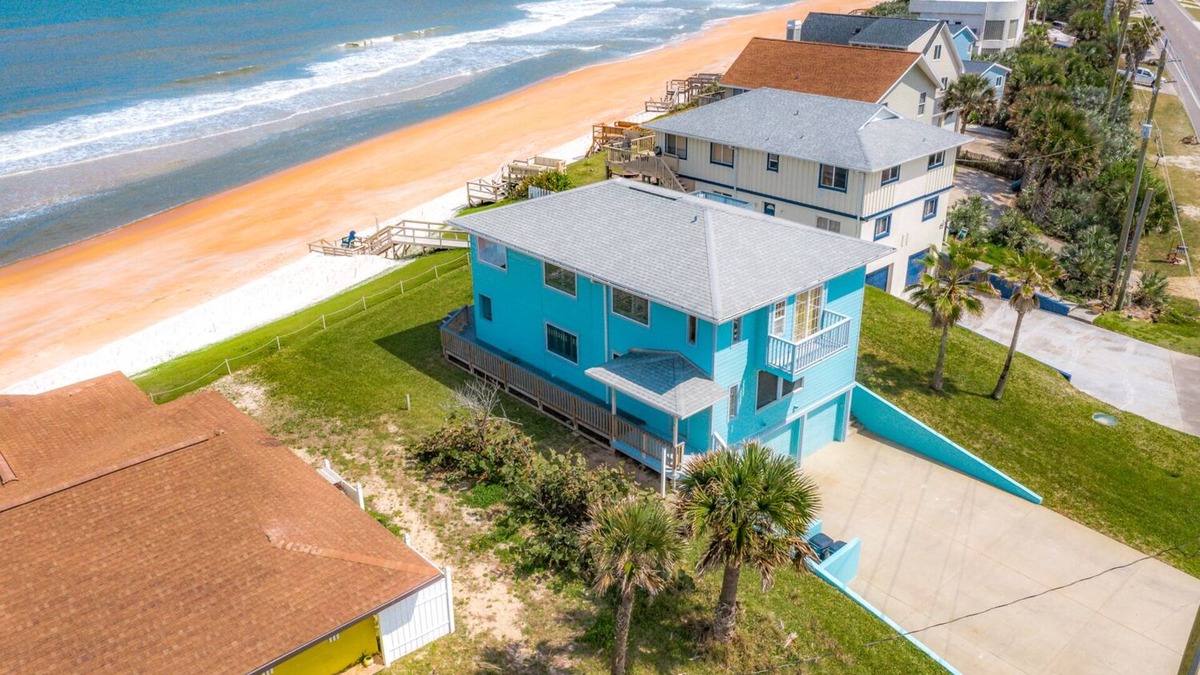 Painters Hill House | Direct Oceanfront~Deck~King Bed~Grill