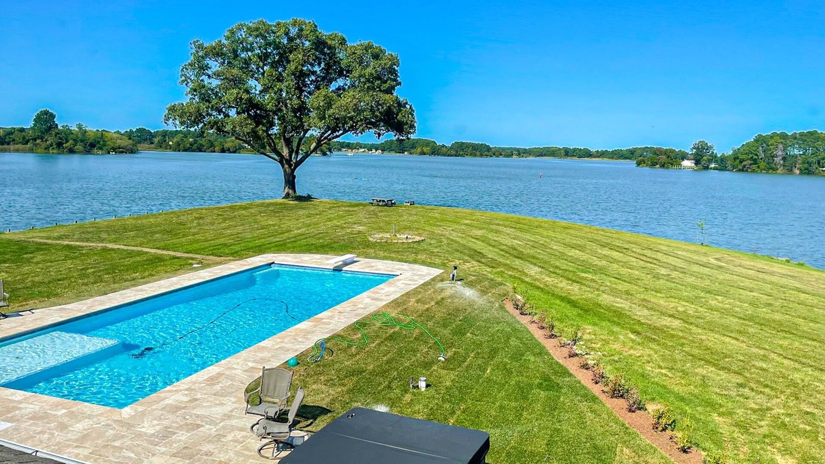 Point Lookout House | Direct waterfront access to the Chesapeake Bay with pool and hottub