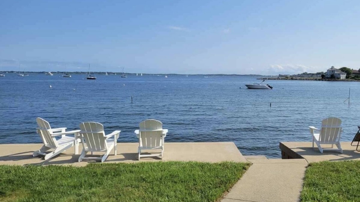 Noank House | Direct Waterfront home, fully furnished, relax & enjoy