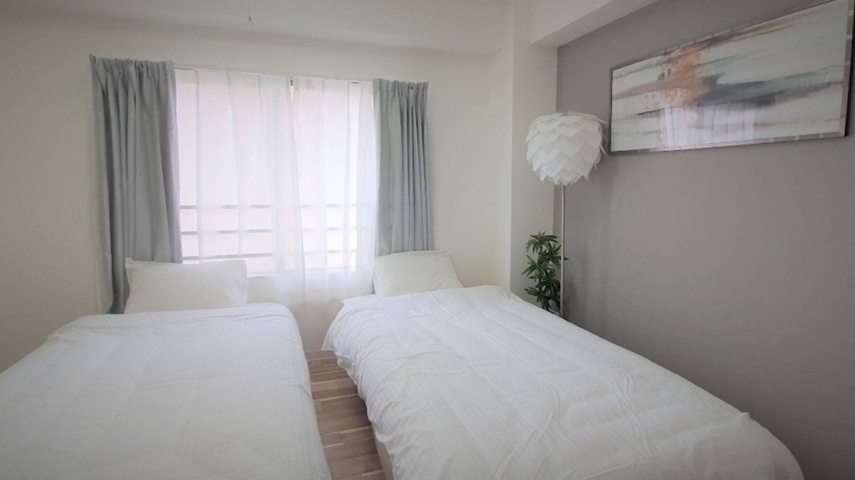Chuo Ward Apartment | Discount for consecutive nights Westernstyle tw - Sunpark Heights 201/Kobe Hyōgo