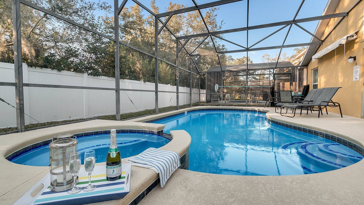 Veranda Palms House | Disney home- Private Pool&Hot Tub! 4b/3ba, 7 beds! Close to all the parks!
