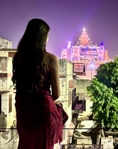 Mathura House | Divine Stay- Facing Krishna Janambhoomi Temple- Family Curated HomeStay - Hotel Like Amenities