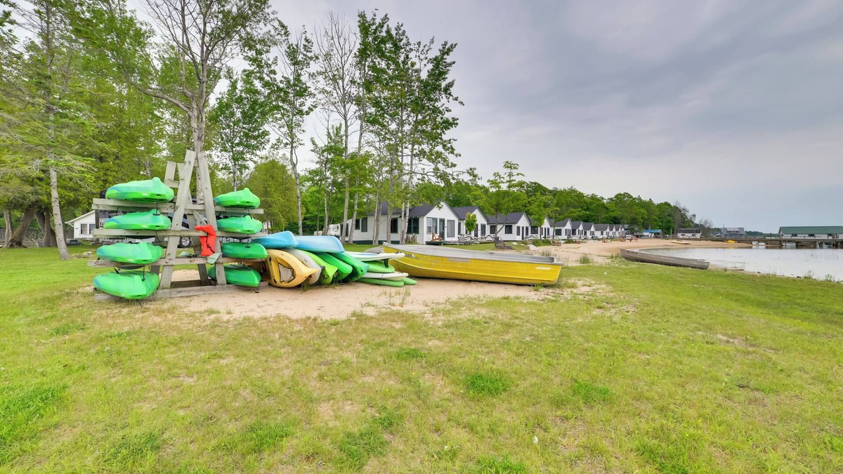 Cedarville Cabin | Dock & Beach Access: Lake Huron Cabin 11