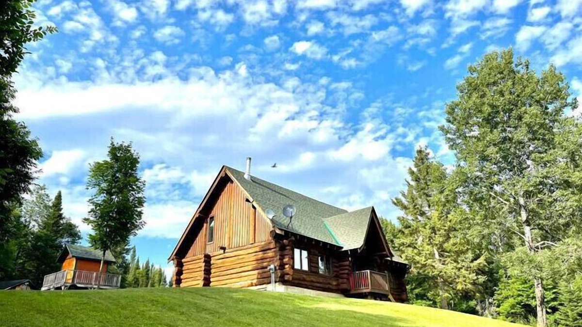 Strong Cabin | Dog friendly 100 acres of private woods hiking trails sleeps 8 play set
