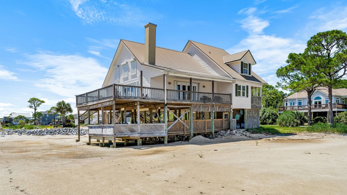 Audubon Place House | Dog-friendly beach house w/stunning water views, wrap-around decks & a loft