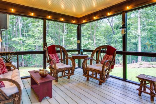 Dahlonega House | Dog-Friendly Dahlonega Home with Private Fire Pit!